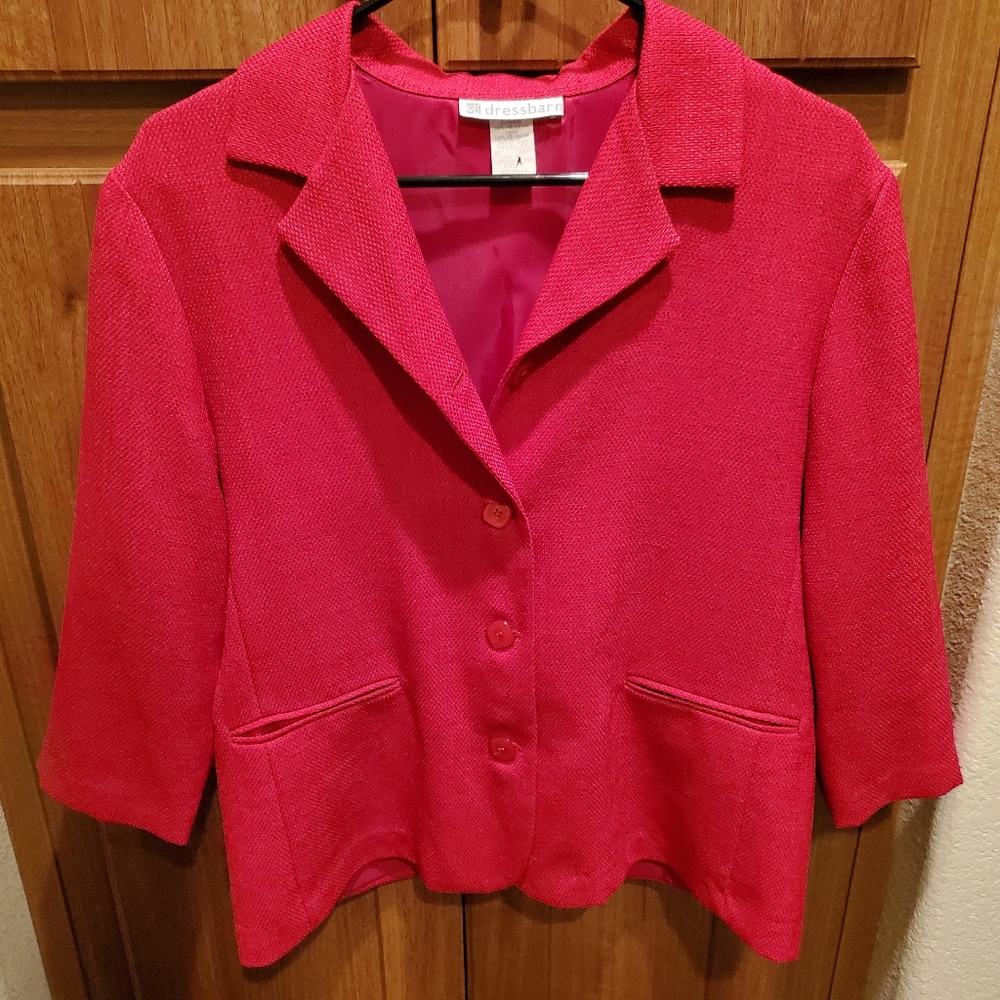 Dressbarn red jacket